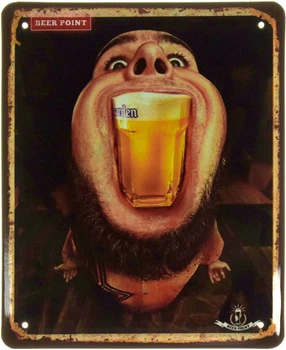 Металлическая табличка "Hoegaarden (Beer Point)" (ms-103546)