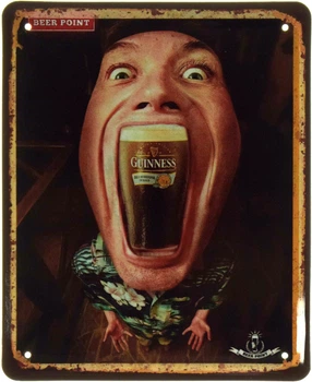 Металева табличка "Guinness (Beer Point)" (ms-103545)