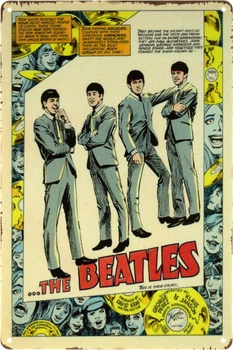 Металева табличка "The Beatles (1978)" (ms-103419)