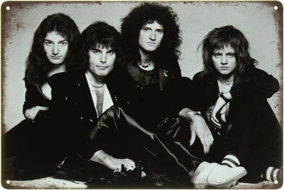 Металлическая табличка "Queen (Band)" (ms-103390)