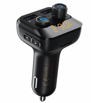 FM-трансмиттер в авто Remax Bluetooth FM RCC105 Black