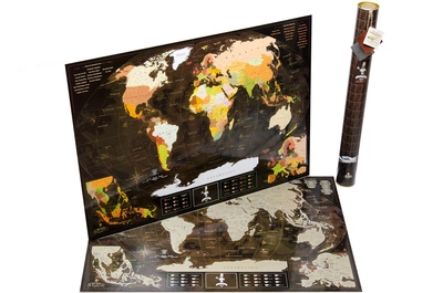 Скретч карта MyMap Chocolate Edition
