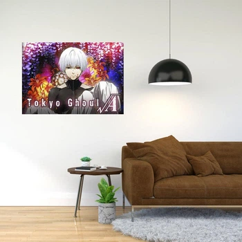 Плакат-постер с принтом "Tokyo Ghoul - Токийский гуль (манга в жанре тёмного фэнтези, ниме) " А3 ПЛ000220