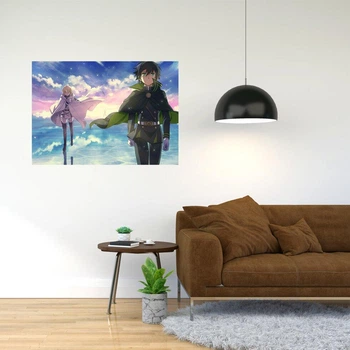 Плакат-постер с принтом Кавун Owari no Seraph Последний Серафим 3 A2 ПЛ000440 A2