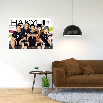 Плакат-постер с принтом "Haikyuu - Волейбол (спортивная манга, ниме) " А3 ПЛ000118