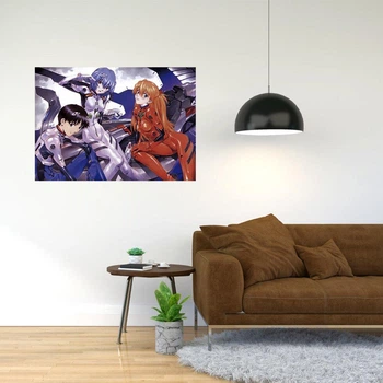 Плакат-постер з принтом "Neon Genesis Evangelion Shinseiki Evangerion - Євангеліон нового покоління (аніме) " А3 ПЛ000202