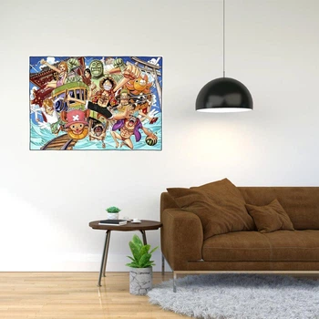 Плакат-постер с принтом "One Piece - Большой куш (сёнэн манга, ниме) " А3 ПЛ000210