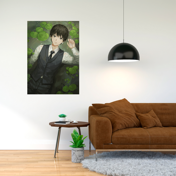 Плакат-постер с принтом Кавун Tokyo Ghoul Токийский гуль 17 A2 ПЛ000300 А2