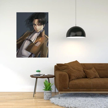 Плакат-постер з принтом Кавун Леві аніме Атака Титанів Attack on Titan Levy А4 ПЛ000544 А4