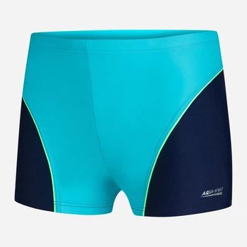 Подростковые плавки-шорты для мальчика Aqua Speed Leo 7416 (308-24) 146 см Голубые/Темно-синие (5908217674166)
