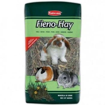 Корм Padovan Fieno-Hay 20L для кроликів, морських свинок і шиншил, 20 л