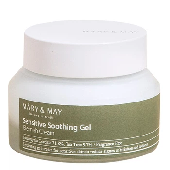 Заспокійливий гель крем для обличчя Mary&May Sensitive Soothing Gel Blemish Cream 70 g