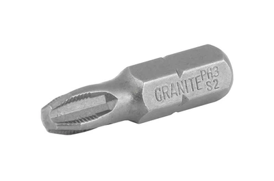 Насадки отвёрточные GRANITE GM РН3х25 мм S2 2 шт (10-03-250)