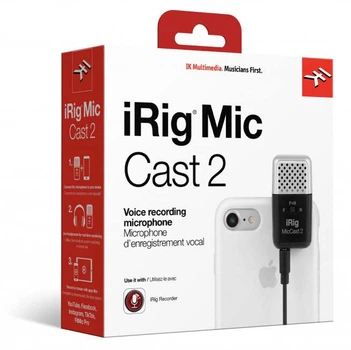 Микрофон для iOS/Android IK MULTIMEDIA iRig Mic Cast 2