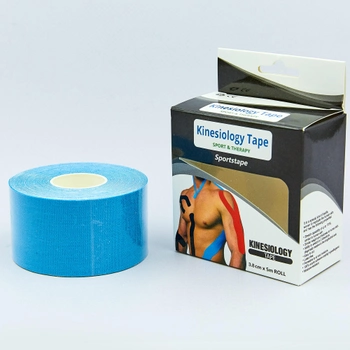 Кинезио тейп в рулоні 3,8 см х 5м (Kinesio tape) еластичний пластир