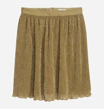 Юбка мини летняя женская H&M 0383875 36 Хаки (EZH2000000109091_KZ2000000935881_KAY2000000935881)