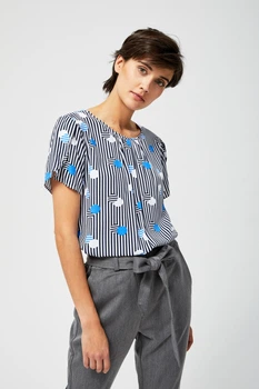 Блузка жіноча MOODO 2819N XS блакитна