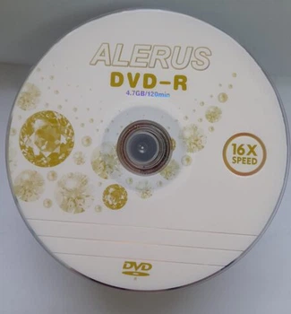 Диск DVD-R ALERUS 4.7GB 120min 16x bulk 10