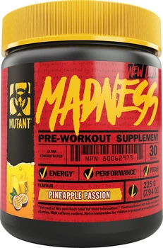 Передтренувальний комплекс Mutant Madness порошок 225 г Ананас (627933026169)