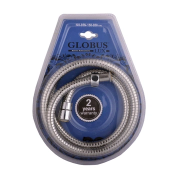 Душевой шланг Globus Lux 200 см, хром (NH-05N-150-200)