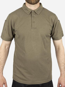 Поло тактическое MIL-TEC TACTICAL QUICK DRY POLOSHIRT 10961001 2XL Olive (2000980415083)