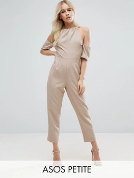 Комбінезон з відкритими плечима ASOS AS100620-34 L (79779L) Бежевий