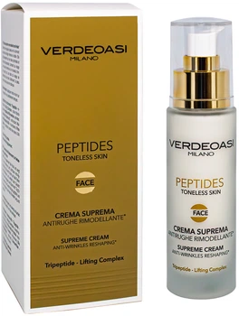 Моделирующий премиум крем Verdeoasi Peptides против морщин 50 мл (VO896) (8024908008960)
