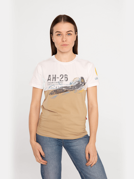 жіноча футболка - АН-26 - пісочний, M