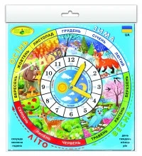 Игра "Изучаем время" на украинском 2784