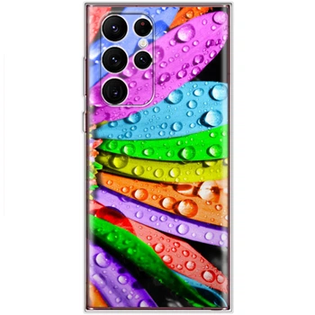 Силіконовий чохол BoxFace Samsung Galaxy S22 Ultra (S908) Colored Chamomile (44181-up620)