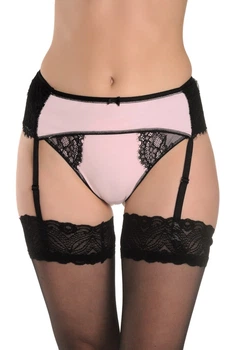 Пояс для чулок ORO 42/44(S/M) Чёрный (Nero) (72910)