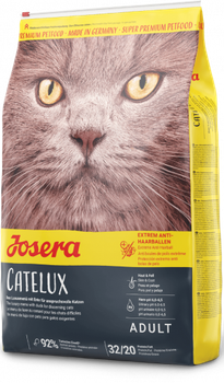 JOSERA Catelux 10 кг - Корм з качкою для довгошерстних котів