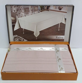 Скатерть Maison Royale 160x350 Raina Powder