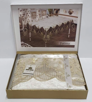 Скатерть Велюр Maison Royale 160x300 Fatima Cream