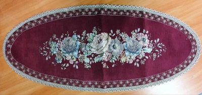 Дорожка Sagol велюр OV 40*90 St 128 Bordo