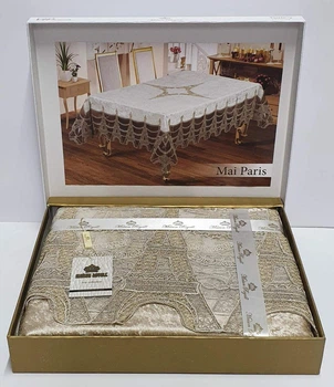 Скатерть Велюр Maison Royale 160x220 Mai Paris Cappucino