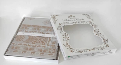 Скатерть тефлон Maison Royale 160*220 Mitsy Cappucino