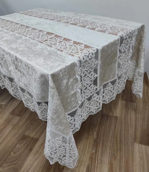 Скатертина Велюр Acme Tekstil 110x160 Charment Cappucino PVS
