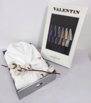 Халат мужской Maison D'or Valentin White S