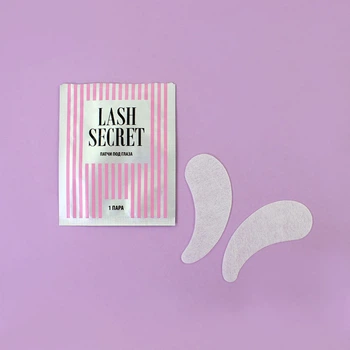 Патчи под глаза гидрогелевые для изоляции нижних ресниц LASH SECRET 6.8*3 см