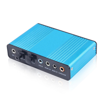 Внешняя USB звуковая карта 5.1 SPDIF, аппаратная CM6206 (111498)