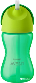 Чашка с трубочкой Philips AVENT 300 мл 12 мес+ Зеленая (SCF798/01)