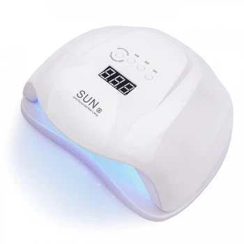 Uv+led Лампа для манікюру SUN X Біла 54w