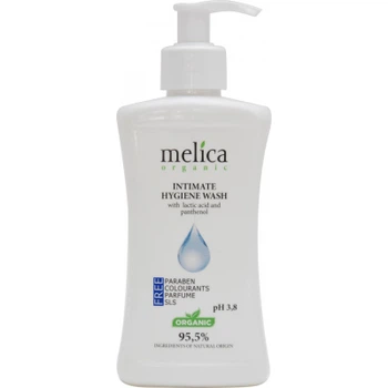 Гель для интимной гигиены Melica Organic с молочной кислотой и пантенолом 300 мл (4770416342112)