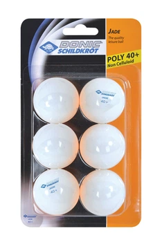 Мячи для настольного тенниса Donic Jade Ball 40+ (6 шт.) (618371s) White