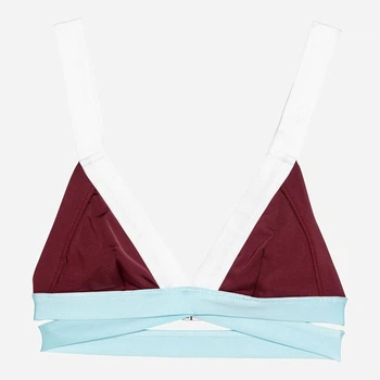 Верхня частина купальника H&M 542464 32 Бордова (2000001342923)