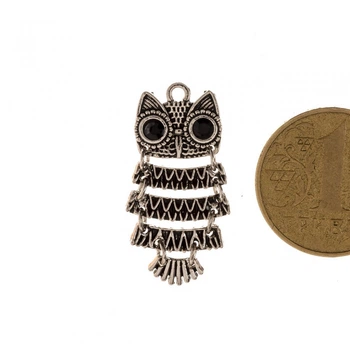 Фурнітура Підвіска Сова, довжина 3cm, ida7441