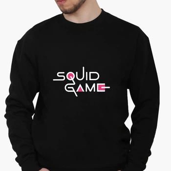 Свитшот мужской Игра в кальмара (Squid Game) (8771-3377) Черный XL