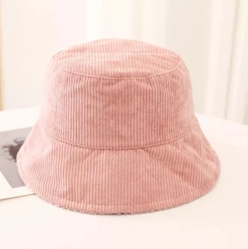 Панама Вельвет Двусторонняя Розовая, Унисекс WUKE One size