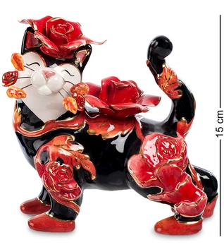 Фигурка "Кот Розочка" Pavone 15 см 1101693